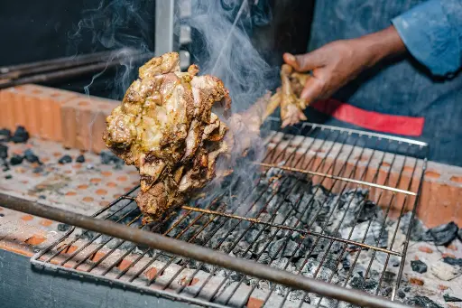 Charcoal Grilled Mbuzi Leg